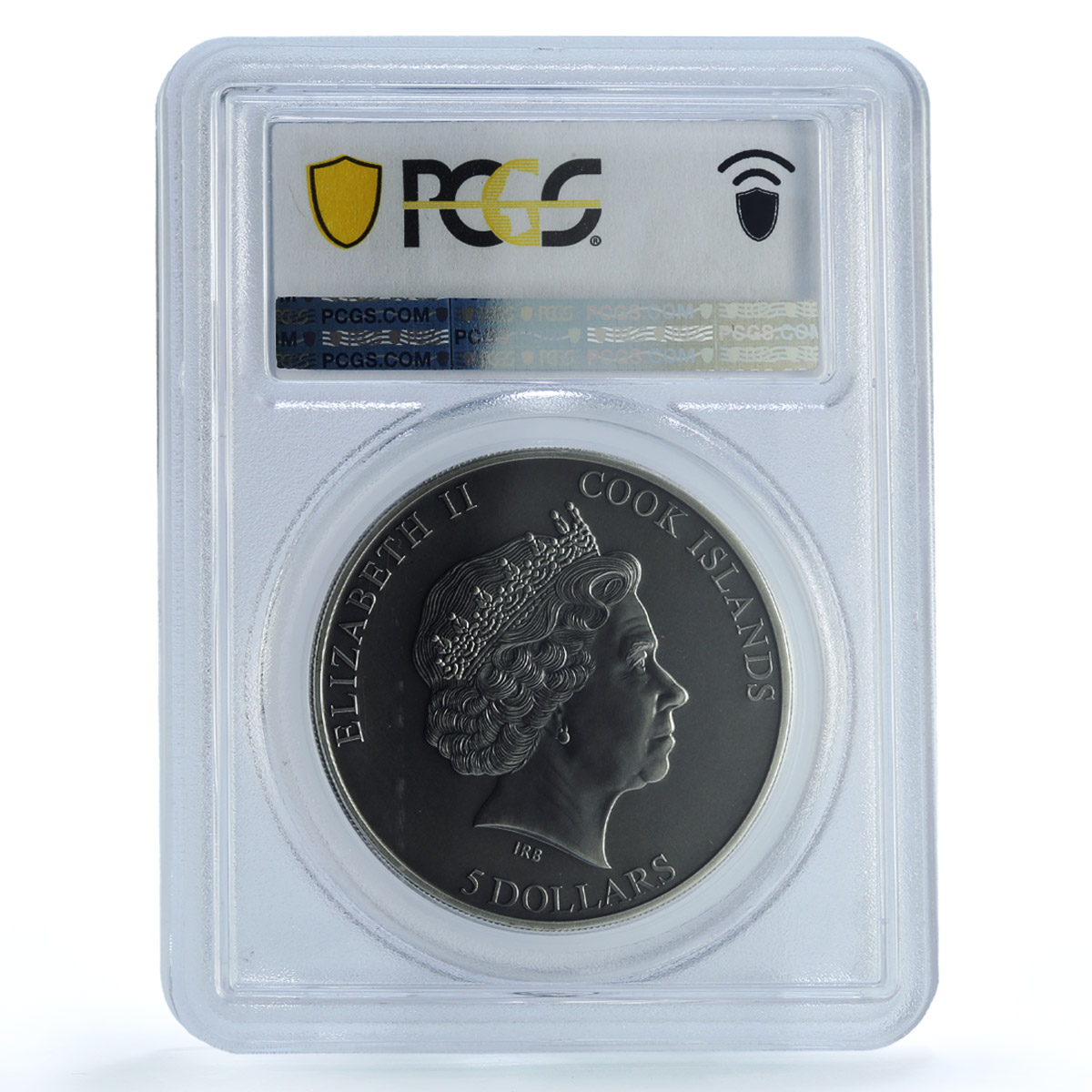 Cook Islands 5 dollars Samurai KM-1695 Japan History SP 70 PCGS silver coin 2015