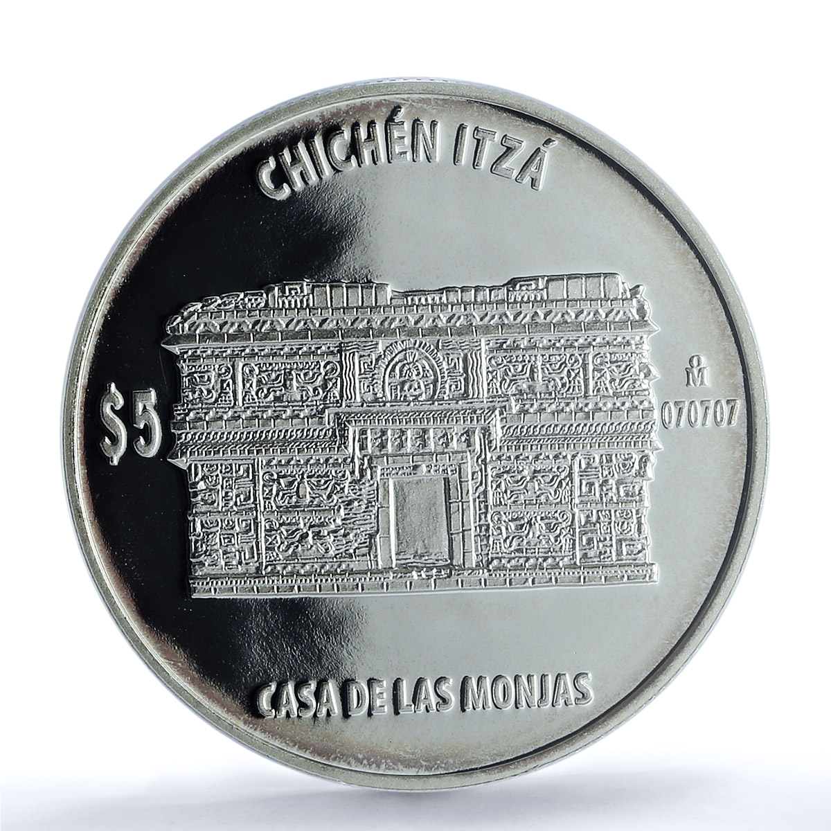 Mexico 5 pesos Casa Monjas KM-945 Chichen Itza PR 69 PCGS silver coin 2012