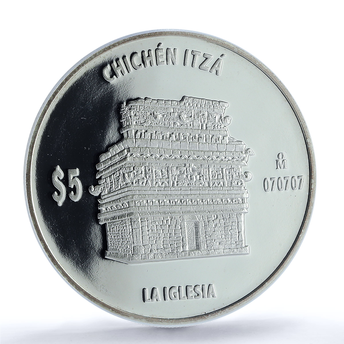 Mexico 5 pesos La Iglesia KM-946 Chichen Itza Church PR 69 PCGS silver coin 2012