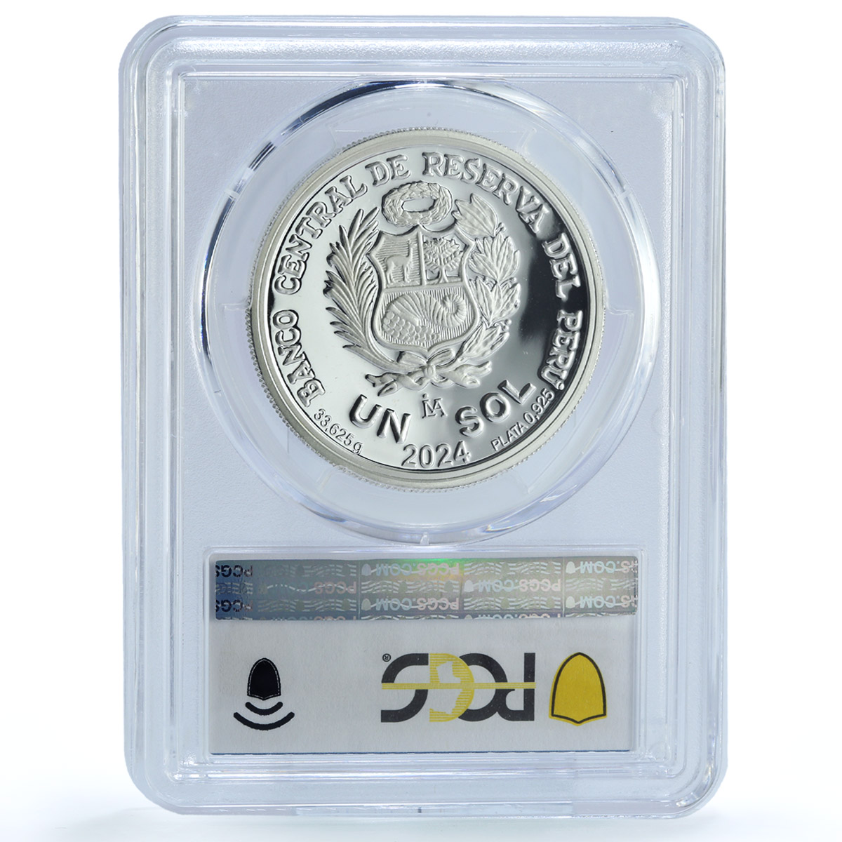 Peru 1 sol Battle Ayacucho KM-448 History Military PR 69 PCGS silver coin 2024