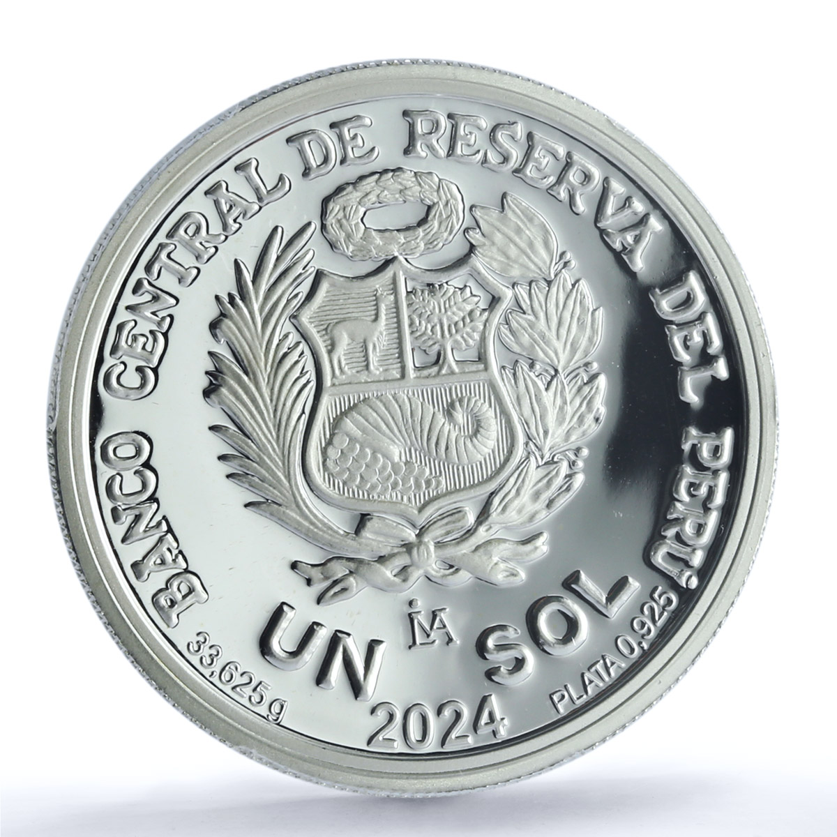 Peru 1 sol Battle Ayacucho KM-448 History Military PR 69 PCGS silver coin 2024