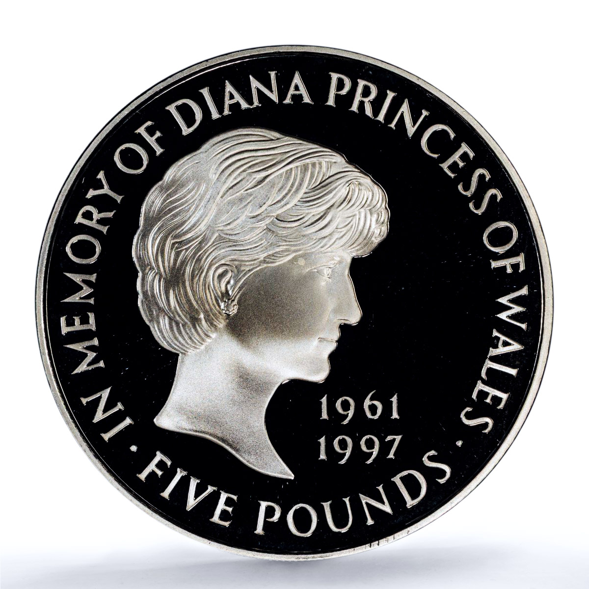 Great Britain 5 pounds Princess Diana Wales KM-997a PR 69 PCGS silver coin 1999
