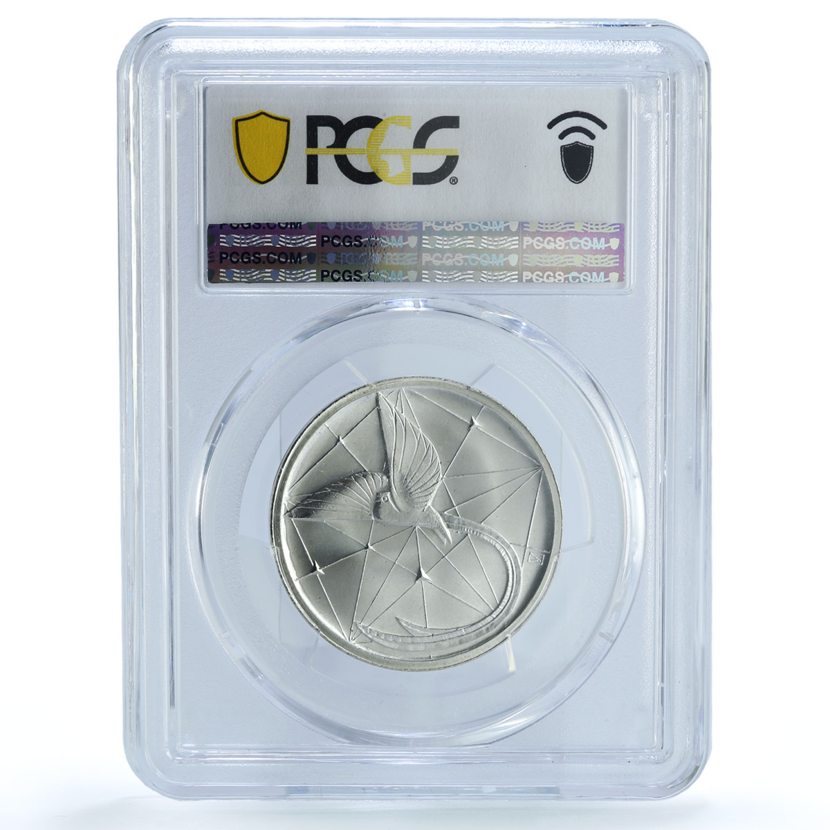 Guatemala Quetzal Monetary Unit Bird MS 67 PCGS silver medal 1974
