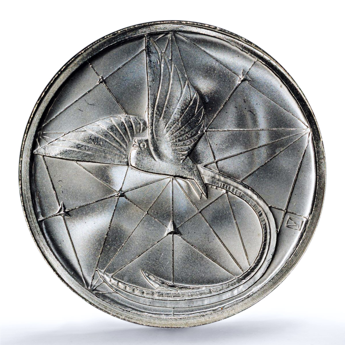 Guatemala Quetzal Monetary Unit Bird MS 67 PCGS silver medal 1974