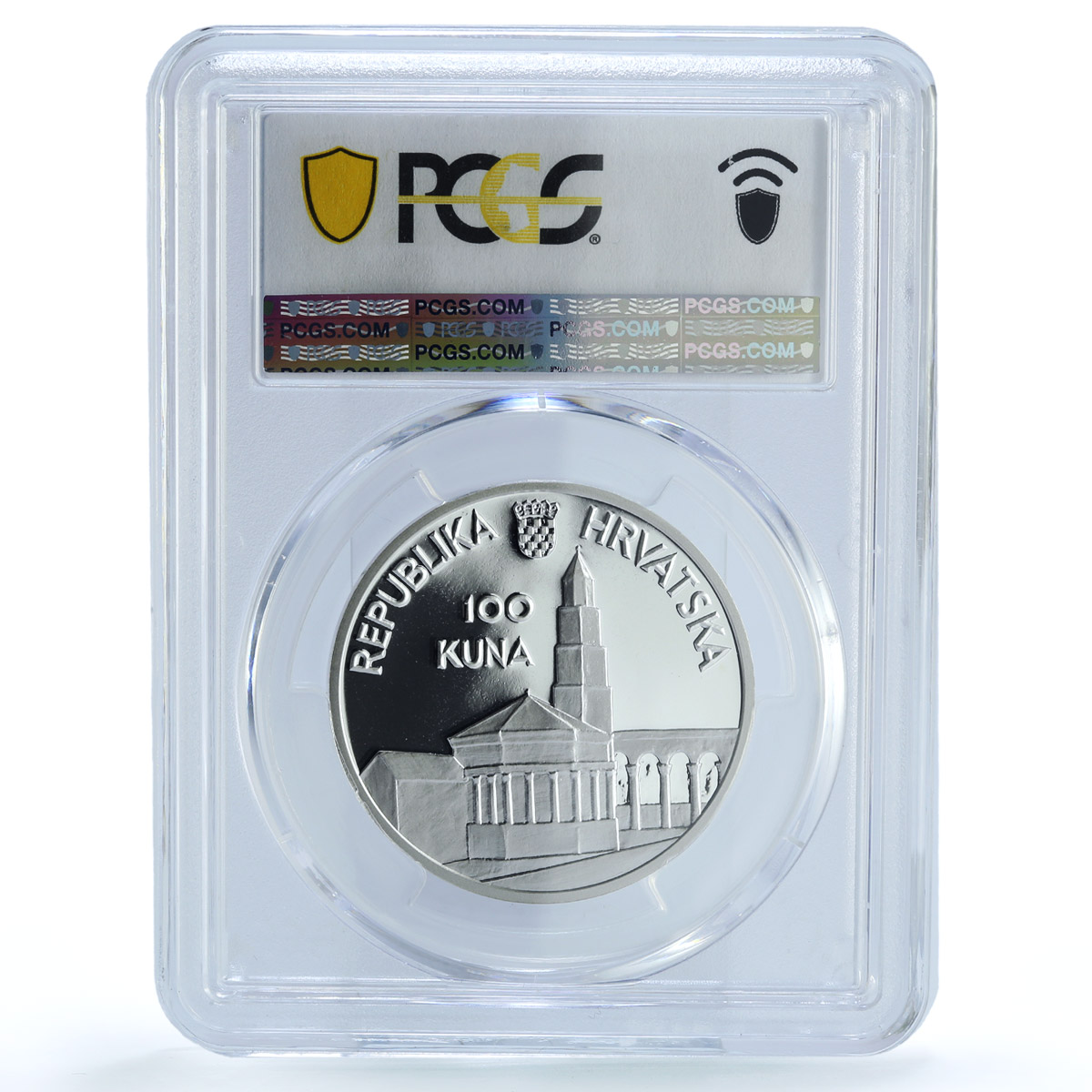 Croatia 100 Split City KM-50 Anniversary Church PR 69 PCGS silver coin 1995