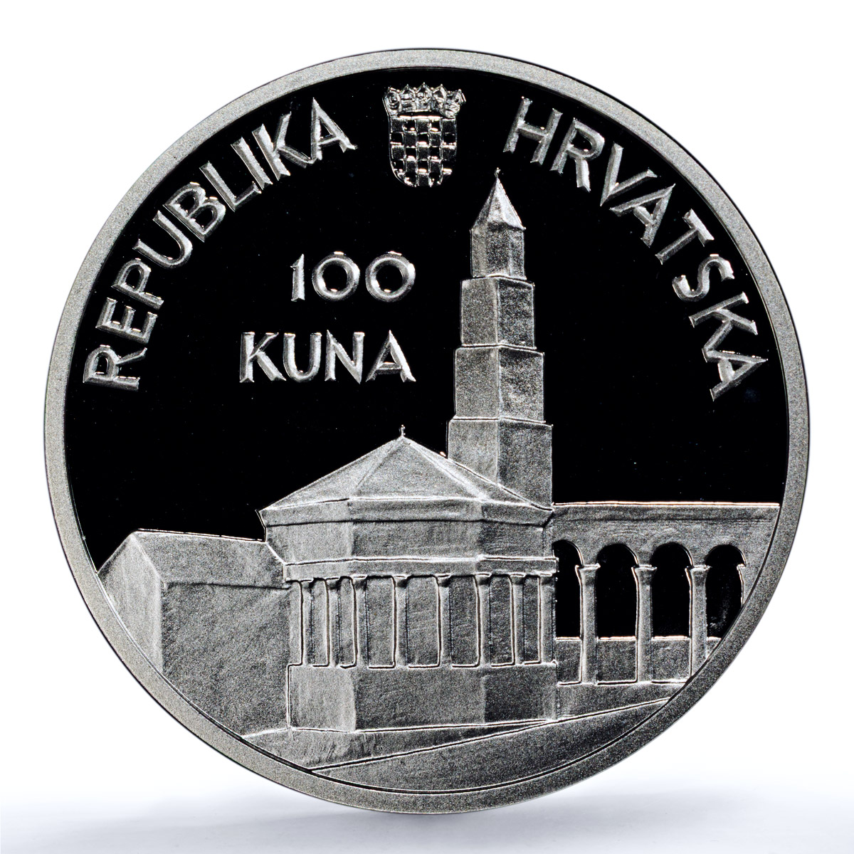 Croatia 100 Split City KM-50 Anniversary Church PR 69 PCGS silver coin 1995