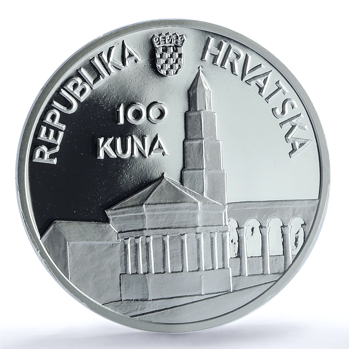 Croatia 100 Split City KM-50 Anniversary Church PR 69 PCGS silver coin 1995