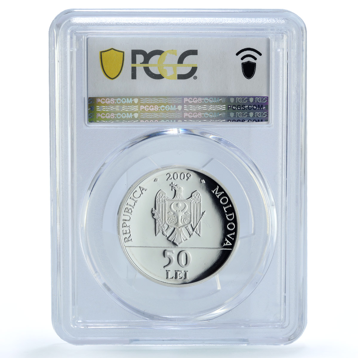 Moldova 50 lei Geodesic Arc Struve KM-48 Industry PR 69 PCGS silver coin 2009 Moldova 50 lei Geodesic Arc Struve KM-48 Industry PR 69 PCGS silver coin 2009