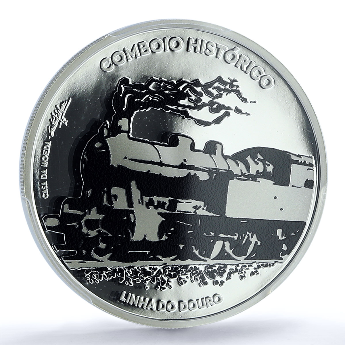 Portugal 7,5 euros Ibero-American Railways KM-917a Trains PR68 PCGS Ag coin 2020