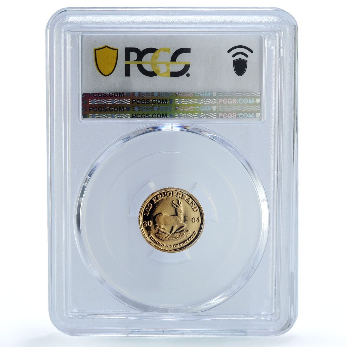 South Africa 1/10 krugerrand Springbok KM-105 Bullion PR 70 PCGS gold coin 2004