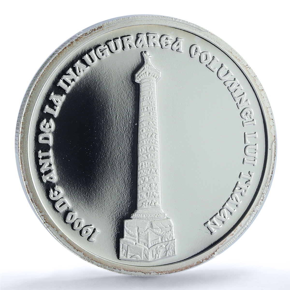 Moldova 100 lei Trajans Column KM-112 Monument Statue PR69 PCGS silver coin 2013