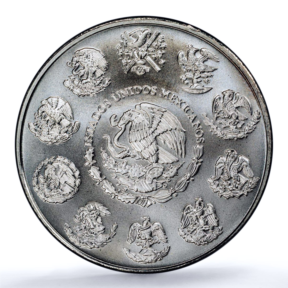 Mexico 1 onza Libertad Angel of Independence KM-639 MS 68 PCGS silver coin 2007 Mexico 1 onza Libertad Angel of Independence KM-639 MS 68 PCGS silver coin 2007