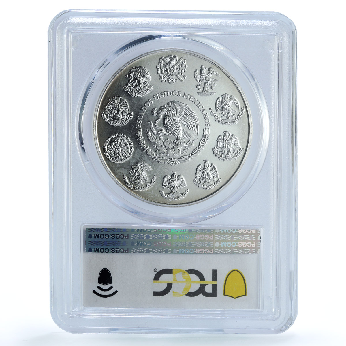 Mexico 1 onza Libertad Angel of Independence KM-639 MS 67 PCGS silver coin 2002