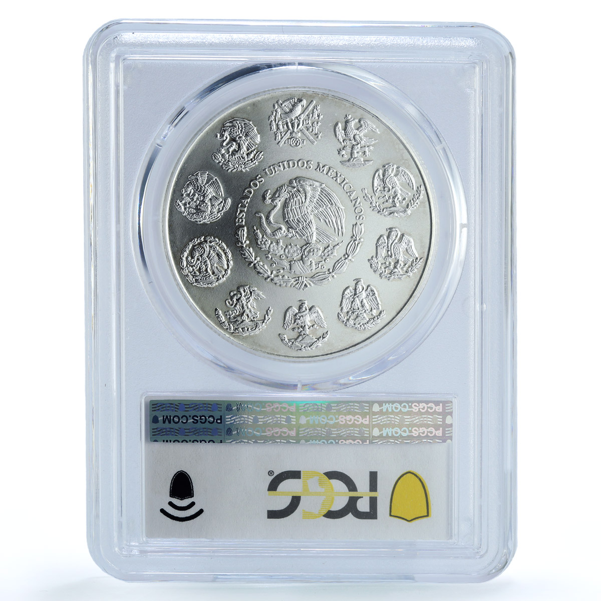 Mexico 1 onza Libertad Angel of Independence KM-639 MS 66 PCGS silver coin 2001