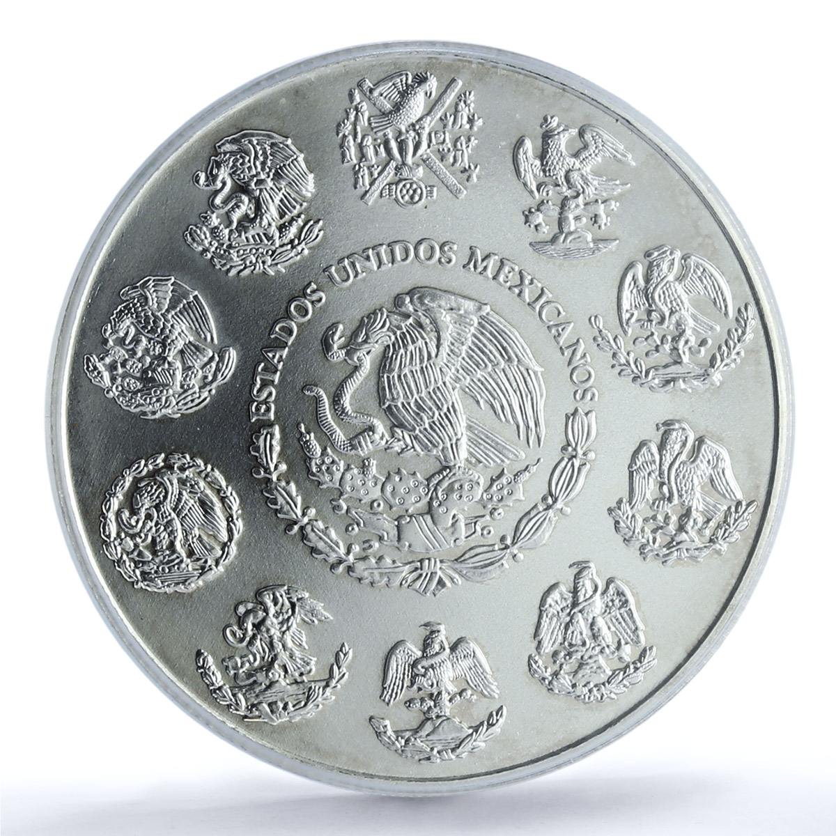 Mexico 1 onza Libertad Angel of Independence KM-639 MS 66 PCGS silver coin 2001