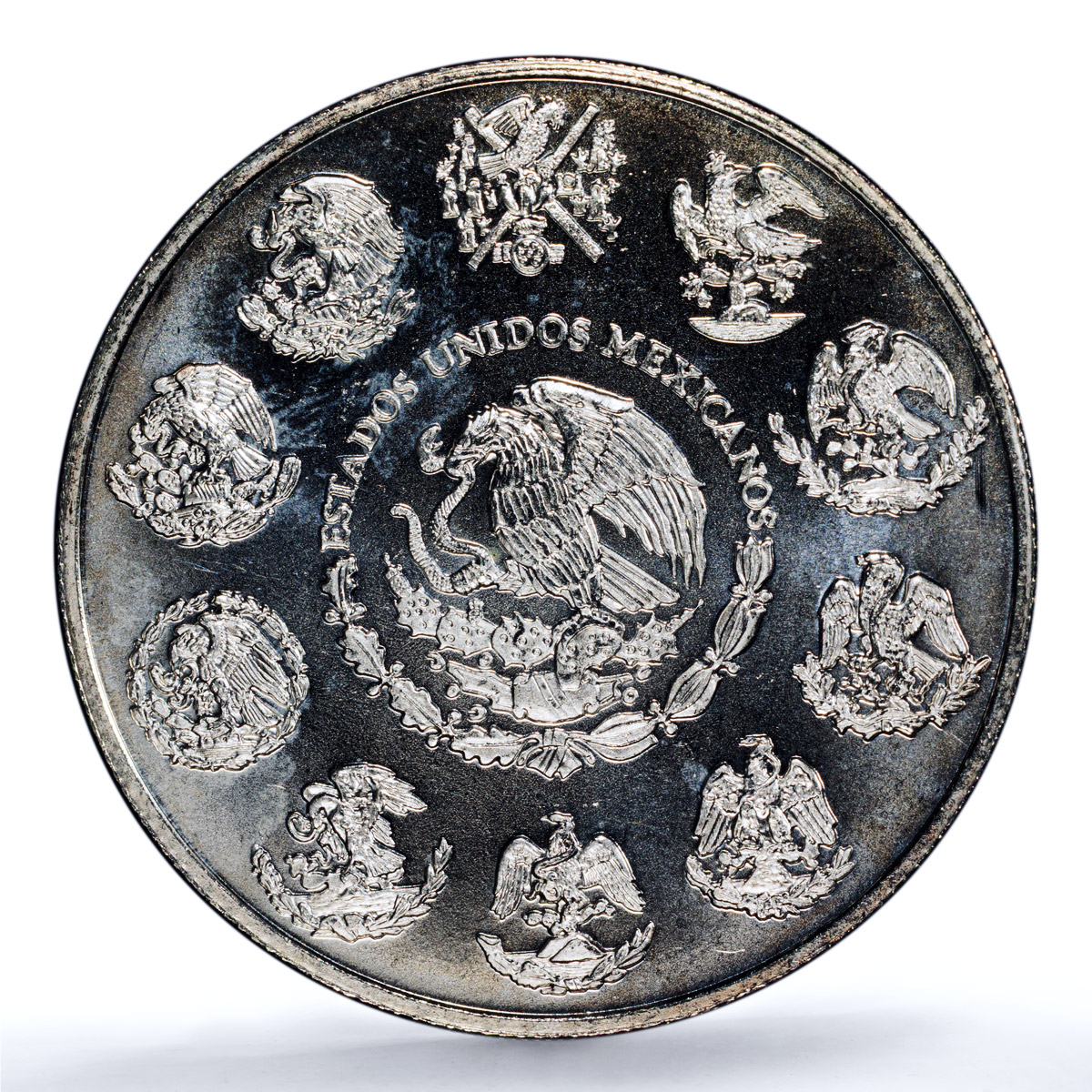 Mexico 1 onza Libertad Angel of Independence KM-639 MS 66 PCGS silver coin 2002