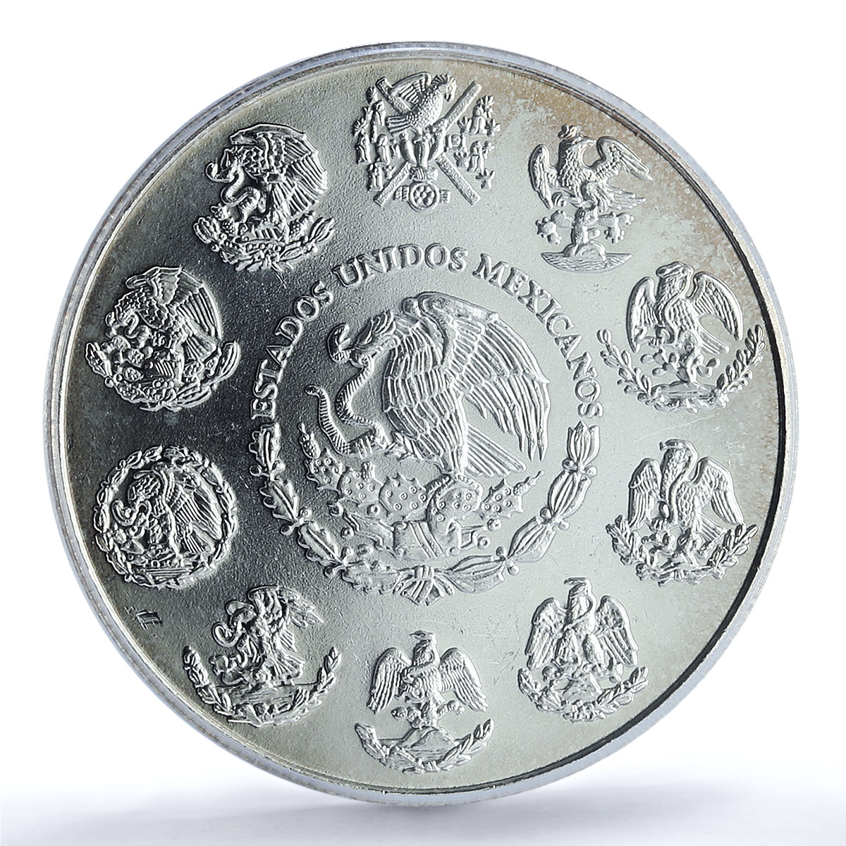 Mexico 1 onza Libertad Angel of Independence KM-639 MS 66 PCGS silver coin 2002 Mexico 1 onza Libertad Angel of Independence KM-639 MS 66 PCGS silver coin 2002