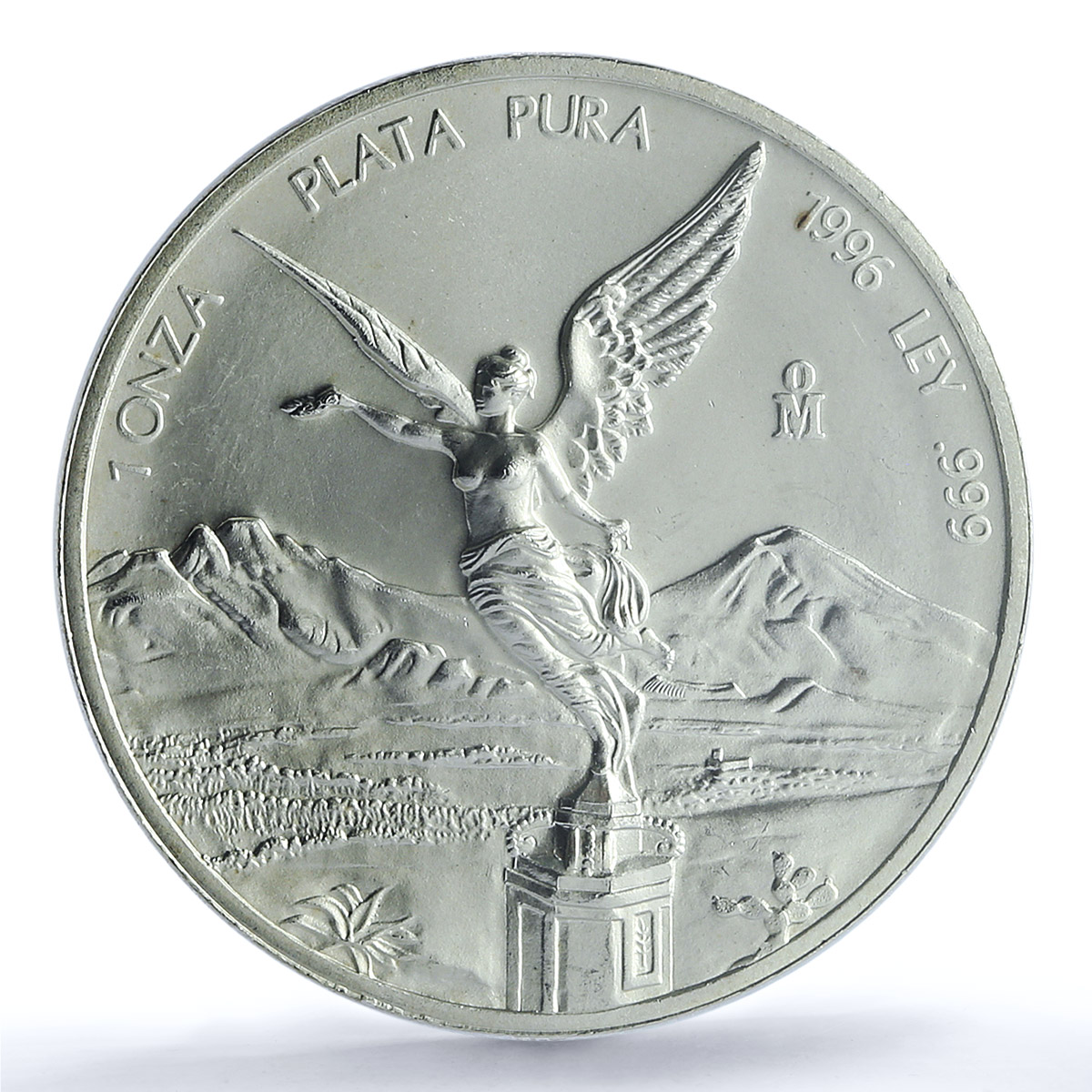 Mexico 1 onza Libertad Angel of Independence KM-613 MS 67 PCGS silver coin 1996