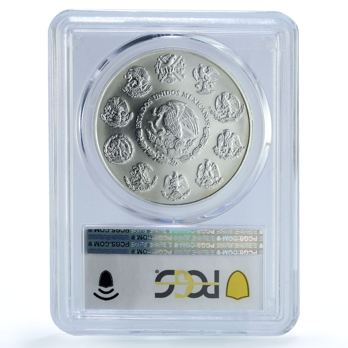 Mexico 1 onza Libertad Angel of Independence KM-639 MS 67 PCGS silver coin 2005