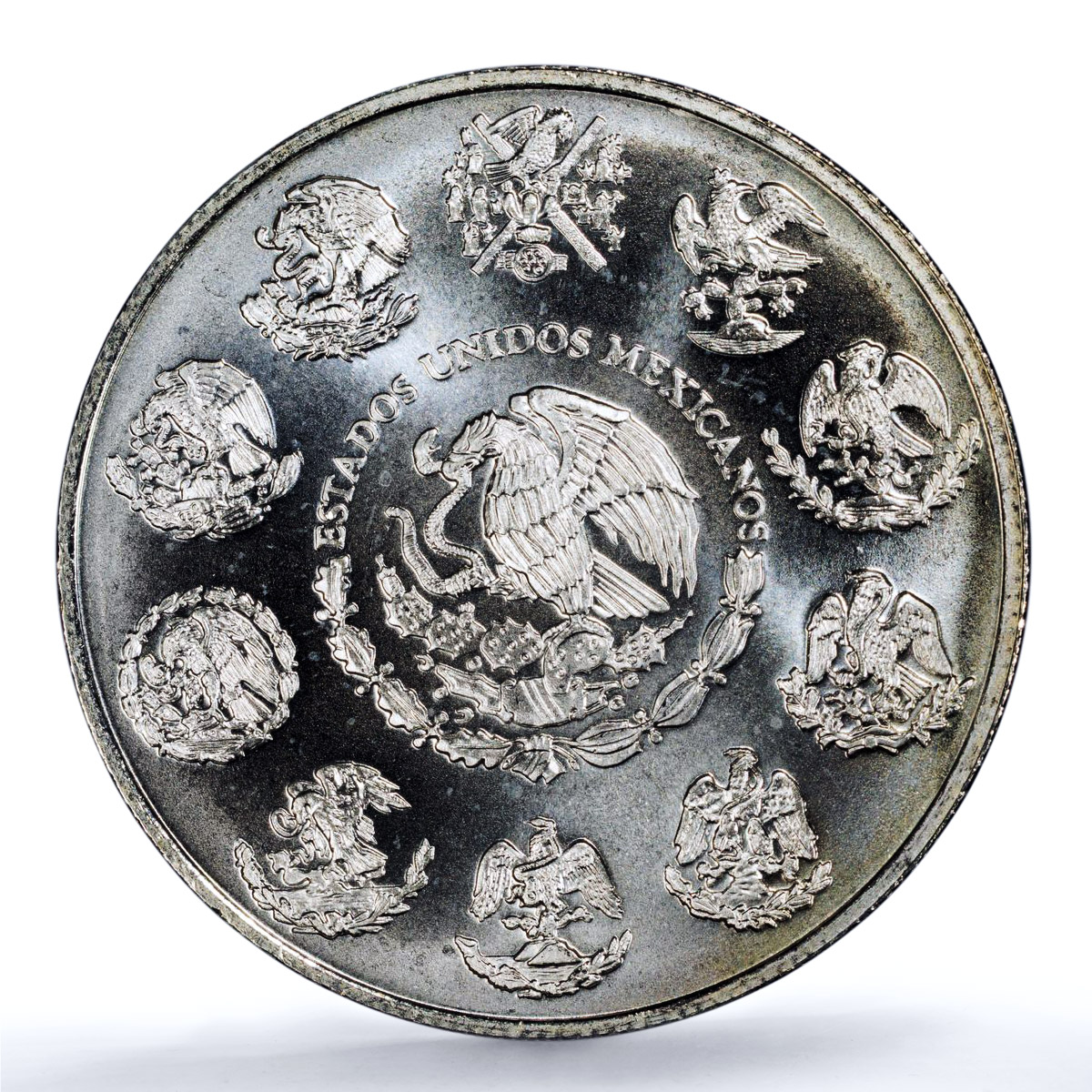 Mexico 1 onza Libertad Angel of Independence KM-639 MS 67 PCGS silver coin 2005