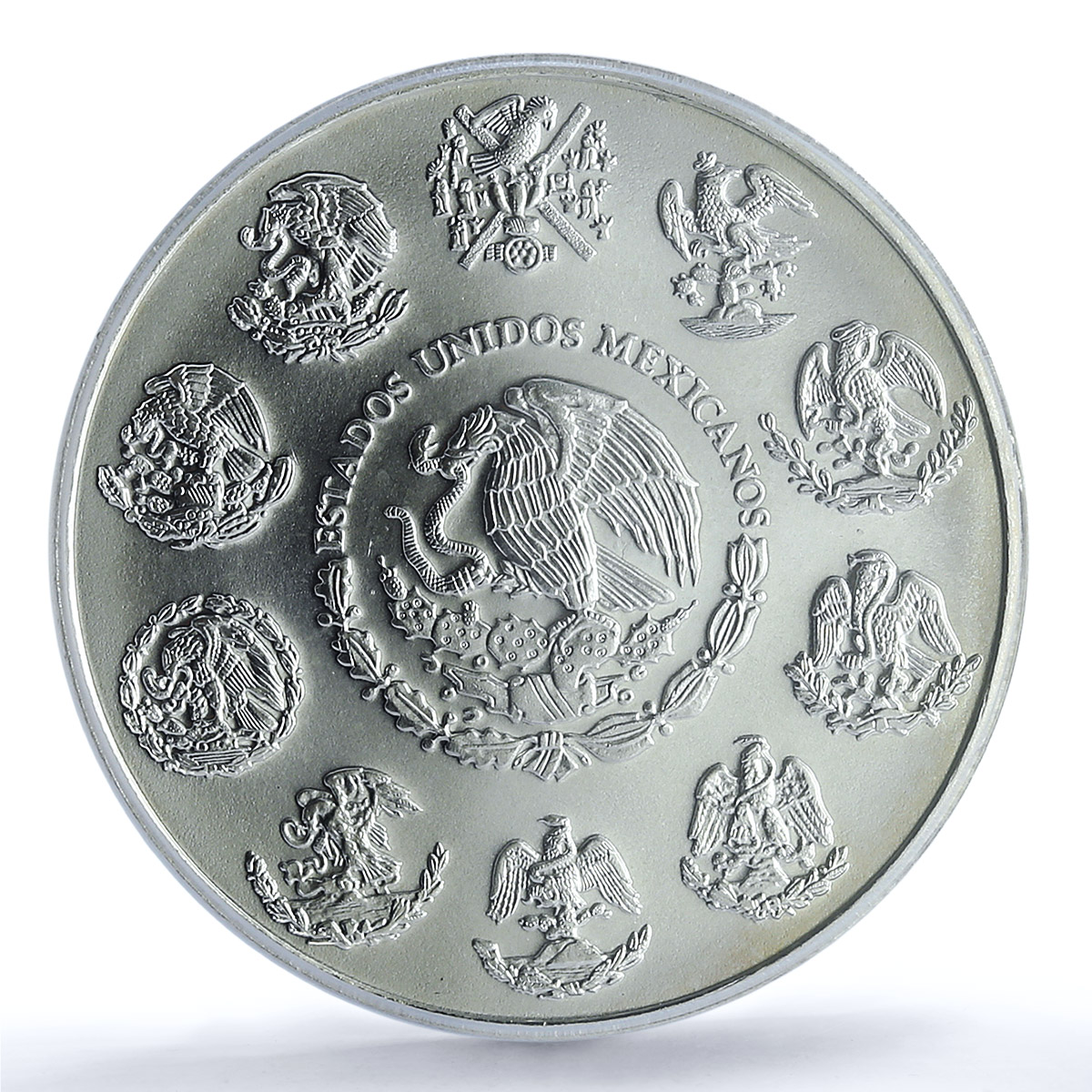 Mexico 1 onza Libertad Angel of Independence KM-639 MS 67 PCGS silver coin 2005