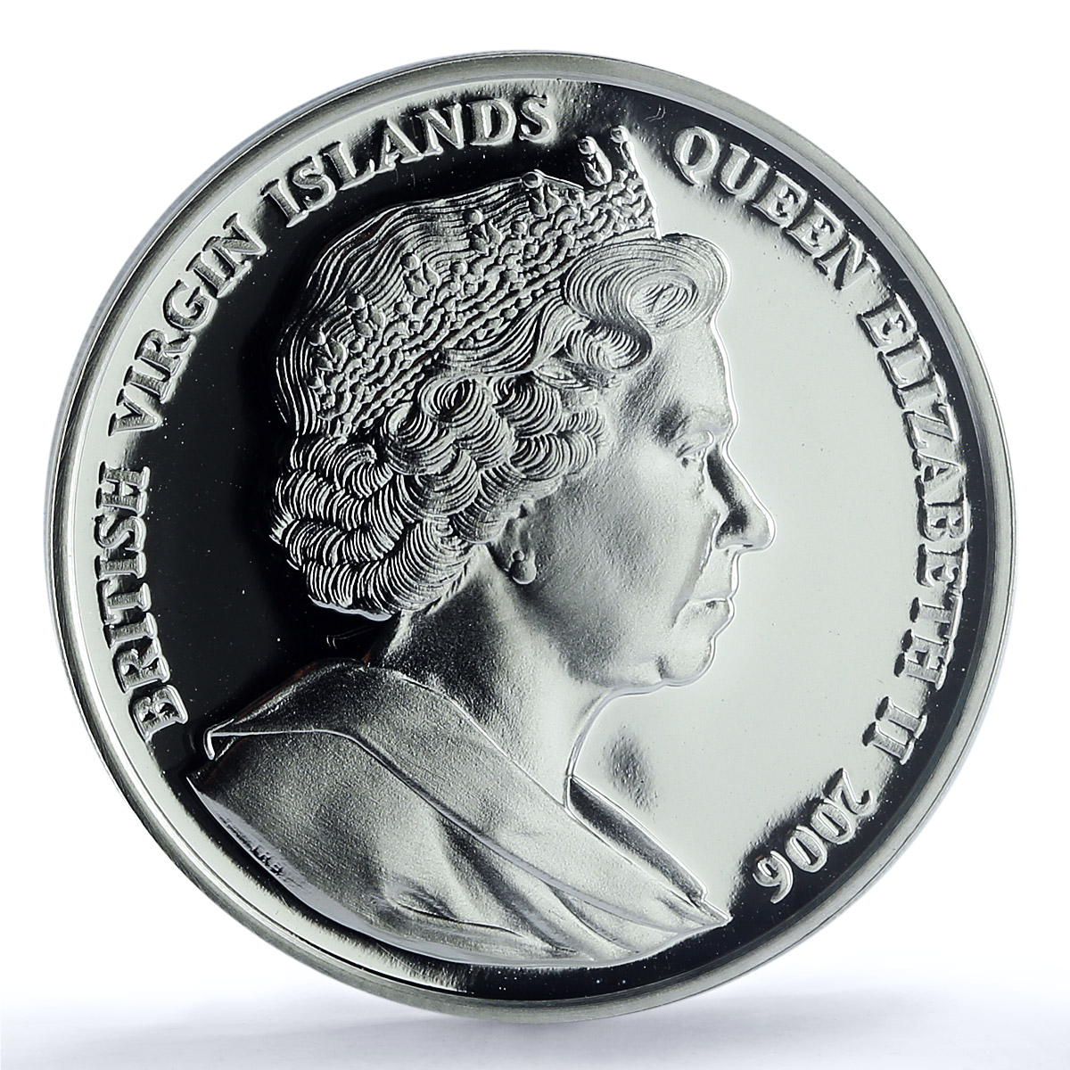 Br. Virgin Islands 10 dollars Mozart Music Composer PR 69 PCGS silver coin 2006