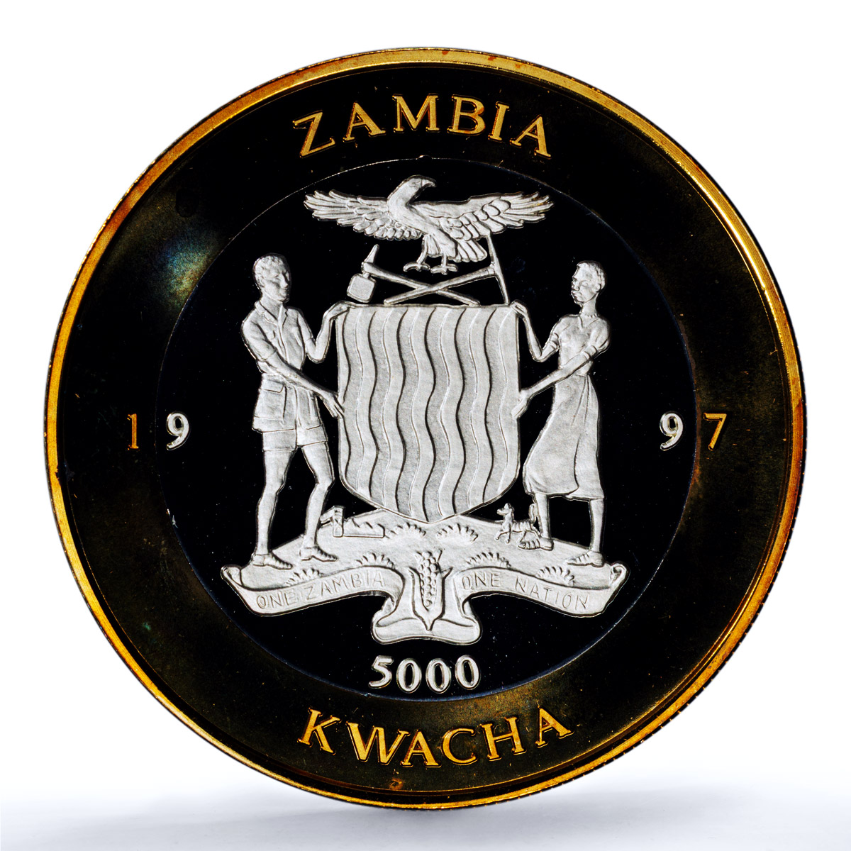 Zambia 5000 kwacha General Su Yu KM-265 China CCP Military PR 67 PCGS coin 1997