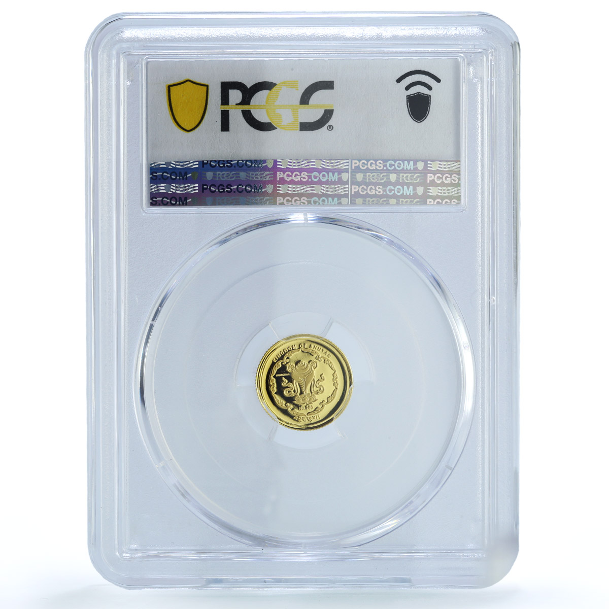 Bhutan 200 ngultrum Buddha Cambodia Angkor Wat KM-208 PR 70 PCGS gold coin 2010