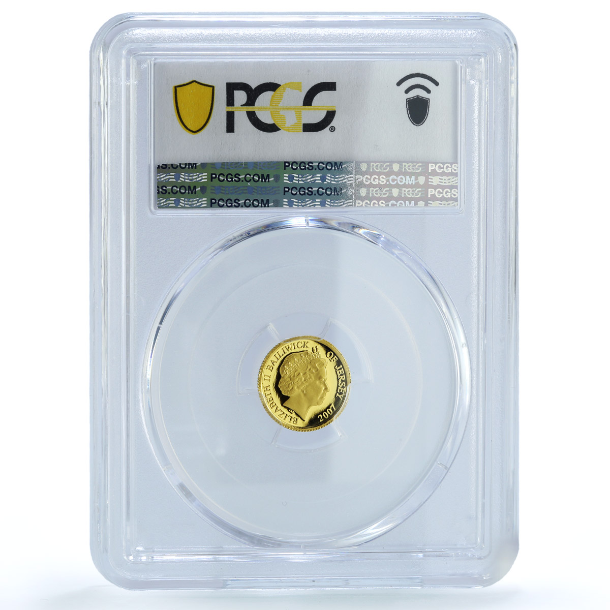 Jersey 1 pound Princess Diana Wales KM-173 Politics PR 69 PCGS gold coin 2007