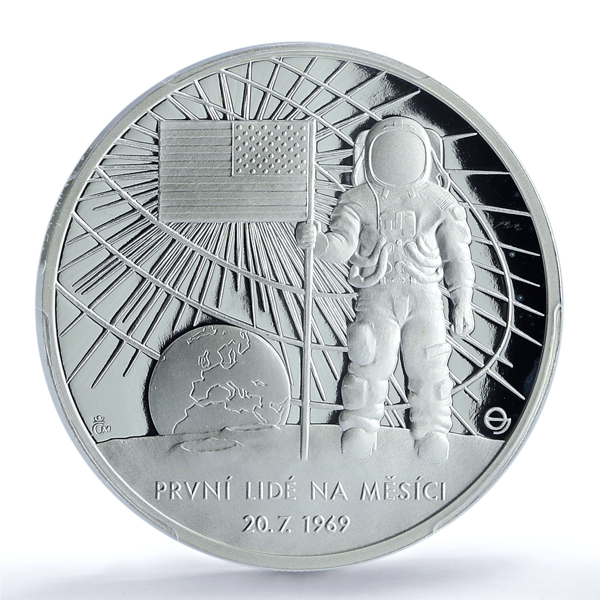 Niue 2 dollars First Man Moon Landing Space Astronaut PR69 PCGS silver coin 2019