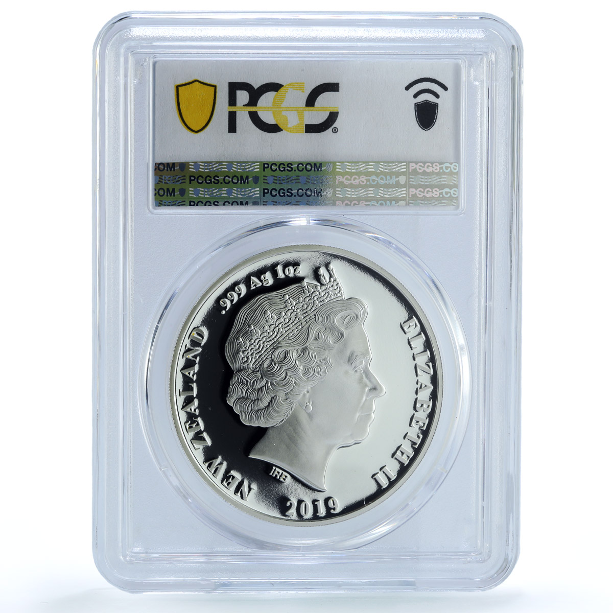 New Zealand 1 dollar Space Pioneers Moon Planet Earth PR70 PCGS silver coin 2019