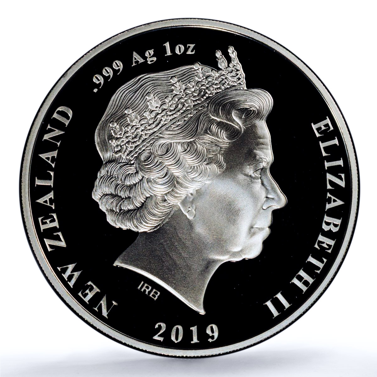 New Zealand 1 dollar Space Pioneers Moon Planet Earth PR70 PCGS silver coin 2019