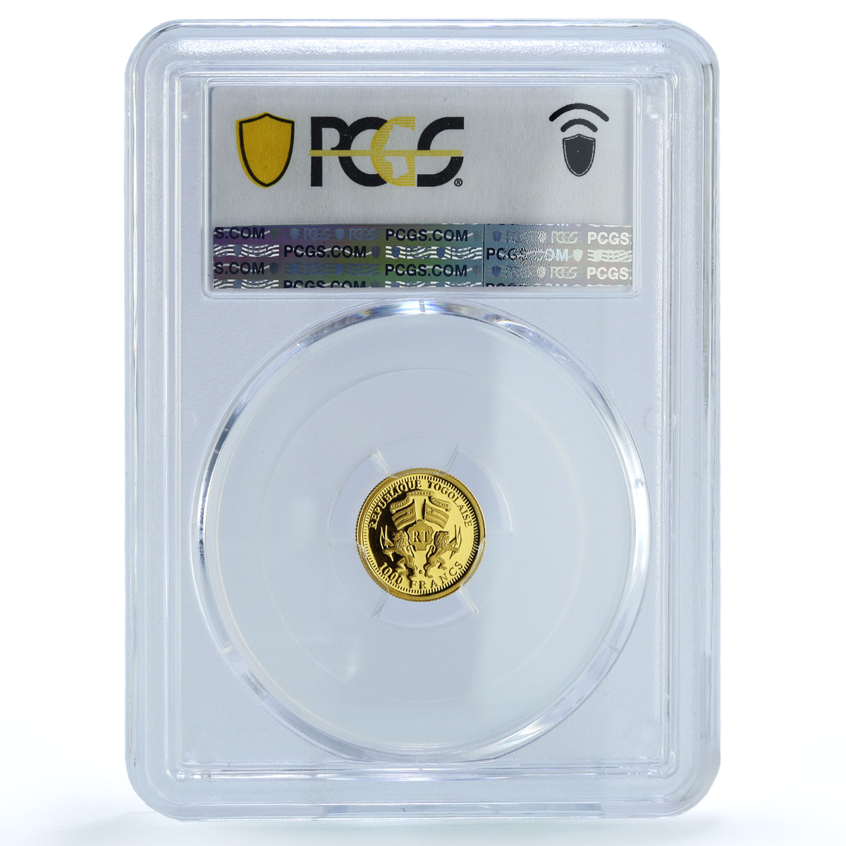 Togo 1000 francs Nike KM-27 Sports Antiques Mythology PR 70 PCGS gold coin 2004 Togo 1000 francs Nike KM-27 Sports Antiques Mythology PR 70 PCGS gold coin 2004