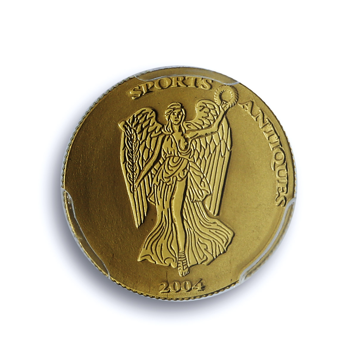 Togo 1000 francs Nike KM-27 Sports Antiques Mythology PR 70 PCGS gold coin 2004 Togo 1000 francs Nike KM-27 Sports Antiques Mythology PR 70 PCGS gold coin 2004