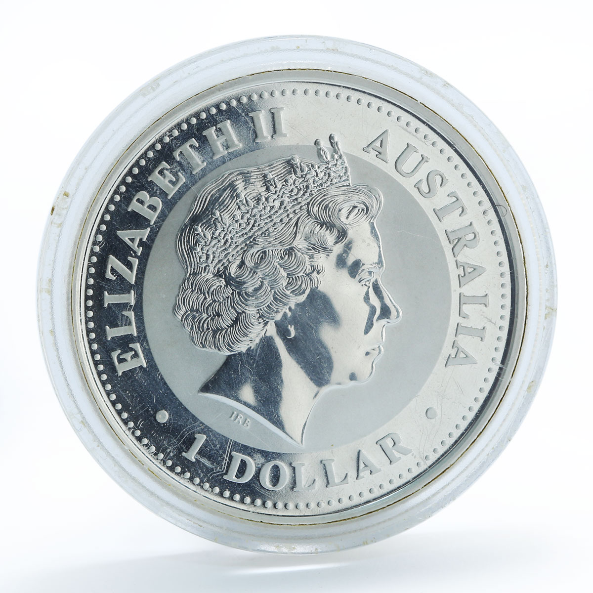 Australia 1 dollar Year of the Dog Lunnar Series I 1 oz Silver Coin 2006