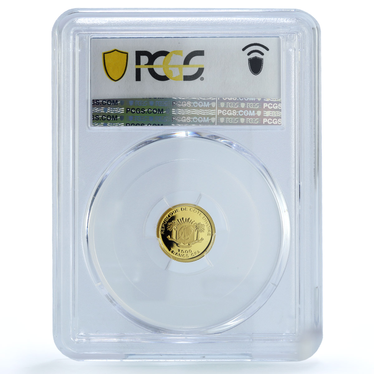 Ivory Coast 1500 francs Scarabaeus Sacer Fauna Insect PR 70 PCGS gold coin 2010