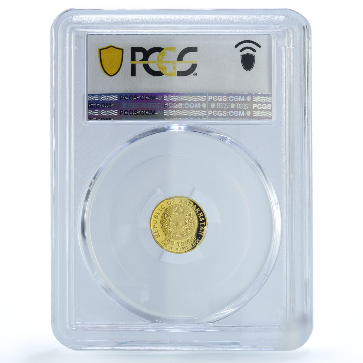 Kazakhstan 100 tenge Marco Polo KM-188 Ship Camels PR 70 PCGS gold coin 2004