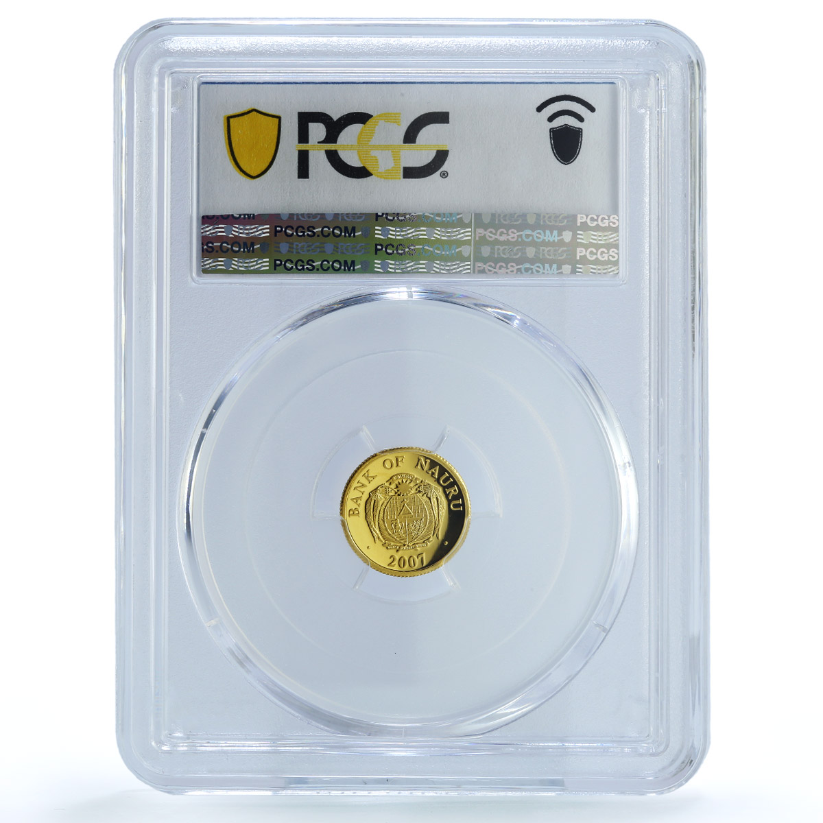 Nauru 10 dollars Micronesian Population KM-76 Woman PR 69 PCGS gold coin 2007 Nauru 10 dollars Micronesian Population KM-76 Woman PR 69 PCGS gold coin 2007