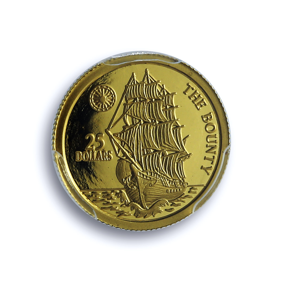 Niue 25 dollars HMS Bounty KM-178 Ship Clipper PR 69 PCGS gold coin 1996