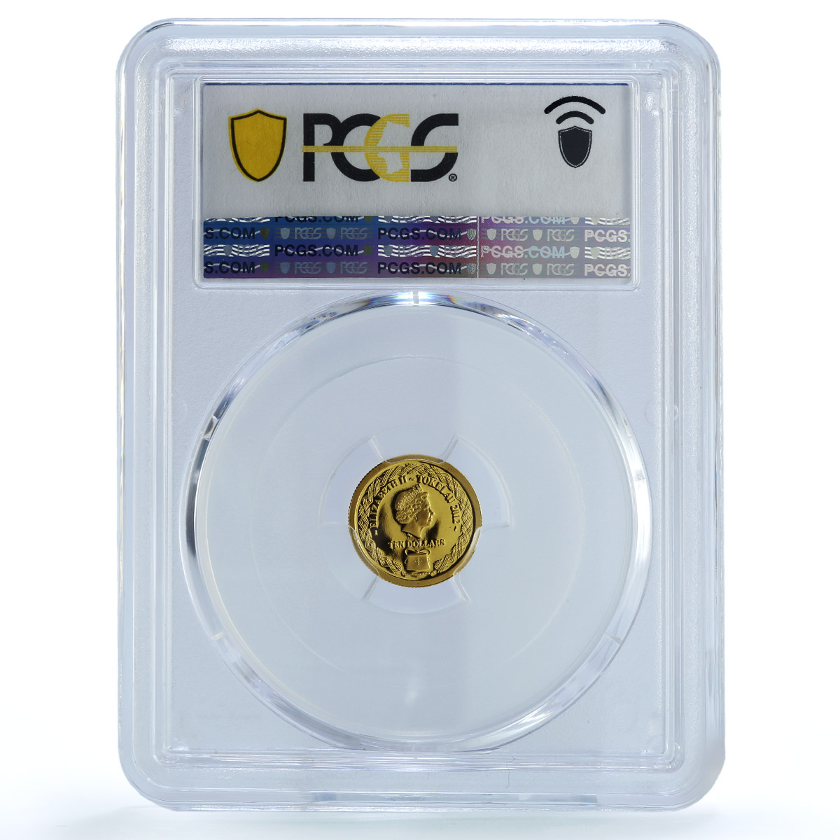 Tokelau 10 dollars John Byron History Seafaring Admiral PR70 PCGS gold coin 2012
