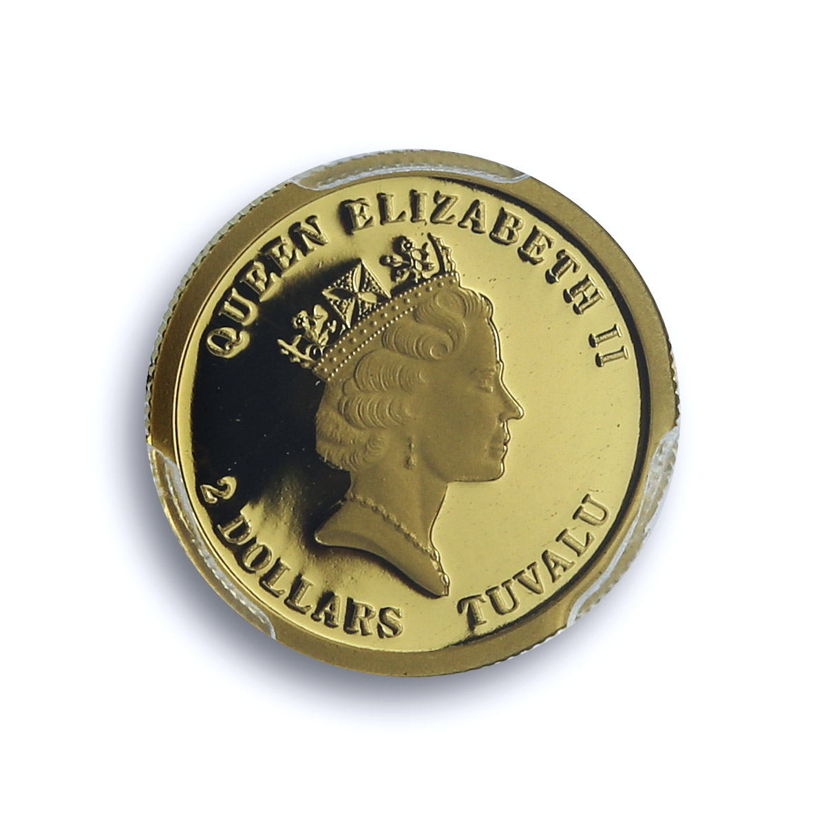 Tuvalu 2 dollars Seahorse KM-168 Marine Life Fauna PR 69 PCGS gold coin 2010