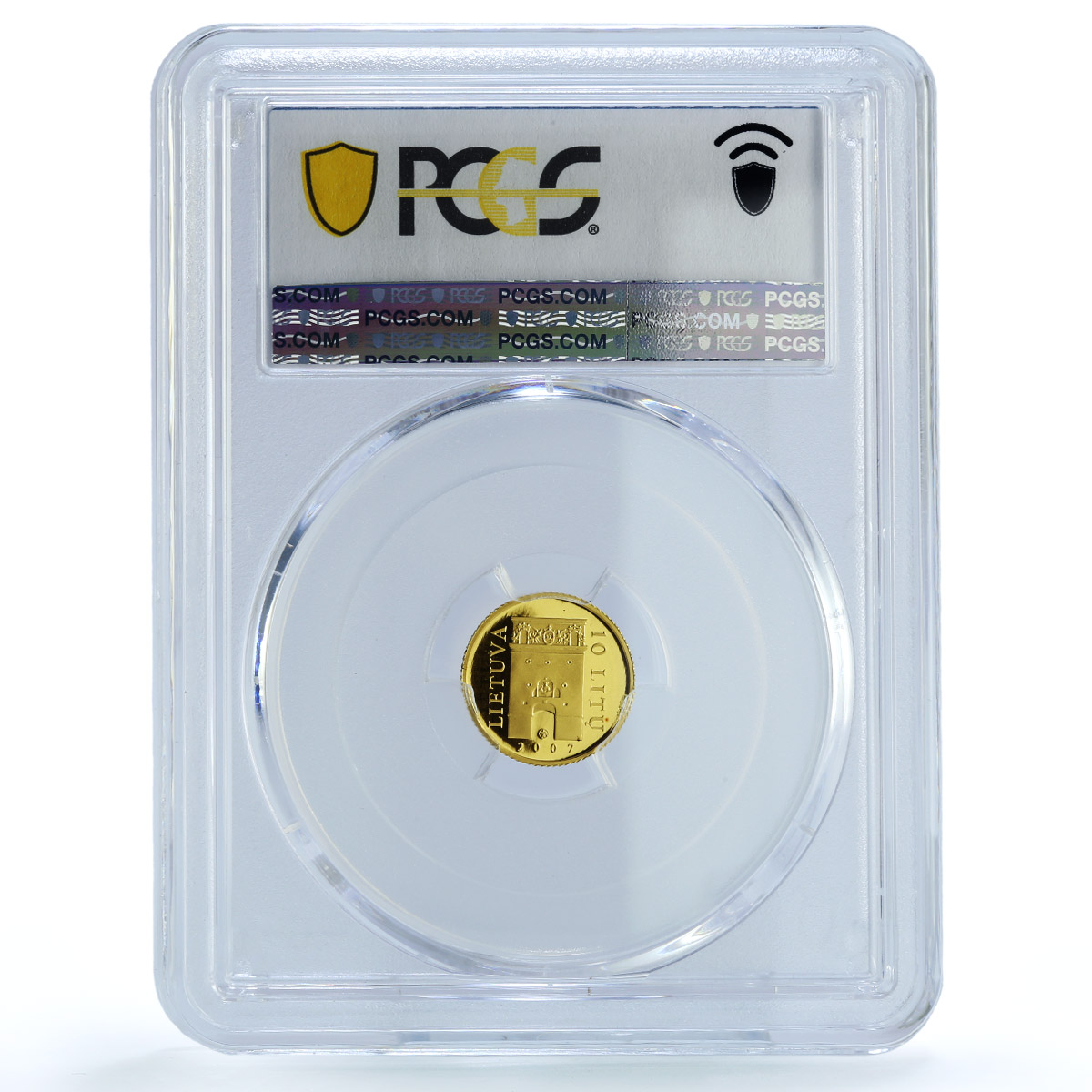 Lithuania 10 litu Sectio Aurea Golden Section KM-160 PR 69 PCGS gold coin 2007
