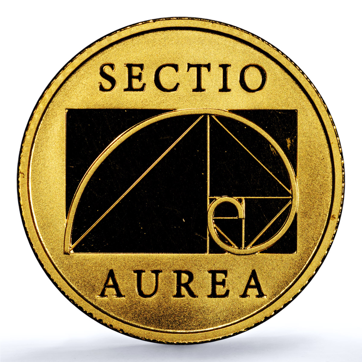 Lithuania 10 litu Sectio Aurea Golden Section KM-160 PR 69 PCGS gold coin 2007