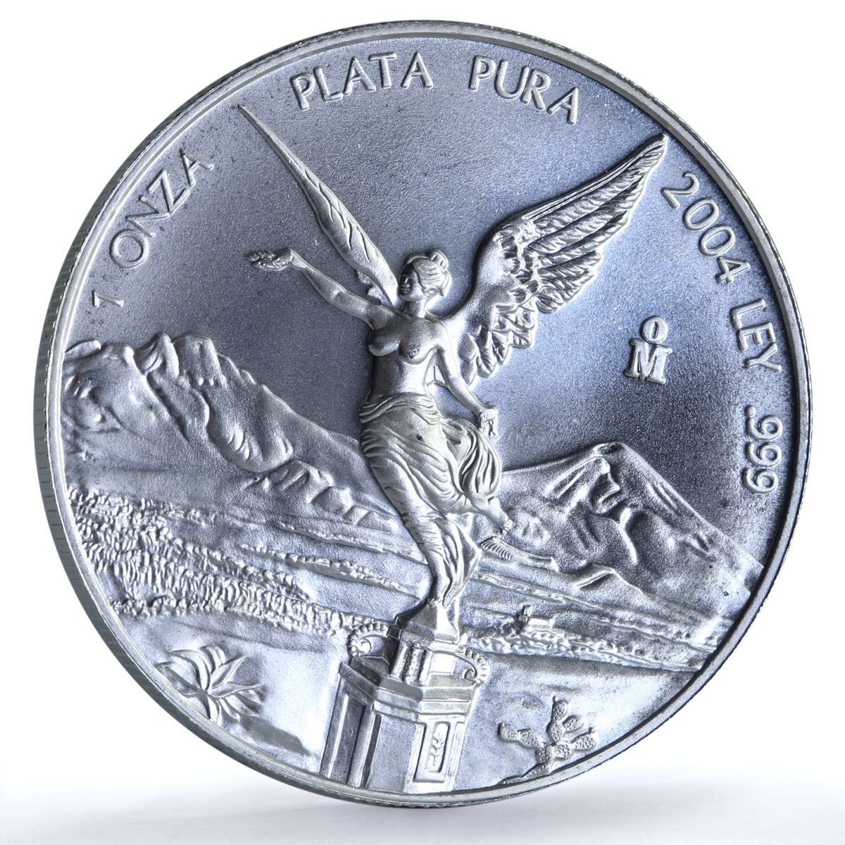 Mexico 1 onza Libertad Angel of Independence KM-639 Bullion silver coin 2004 Mexico 1 onza Libertad Angel of Independence KM-639 Bullion silver coin 2004
