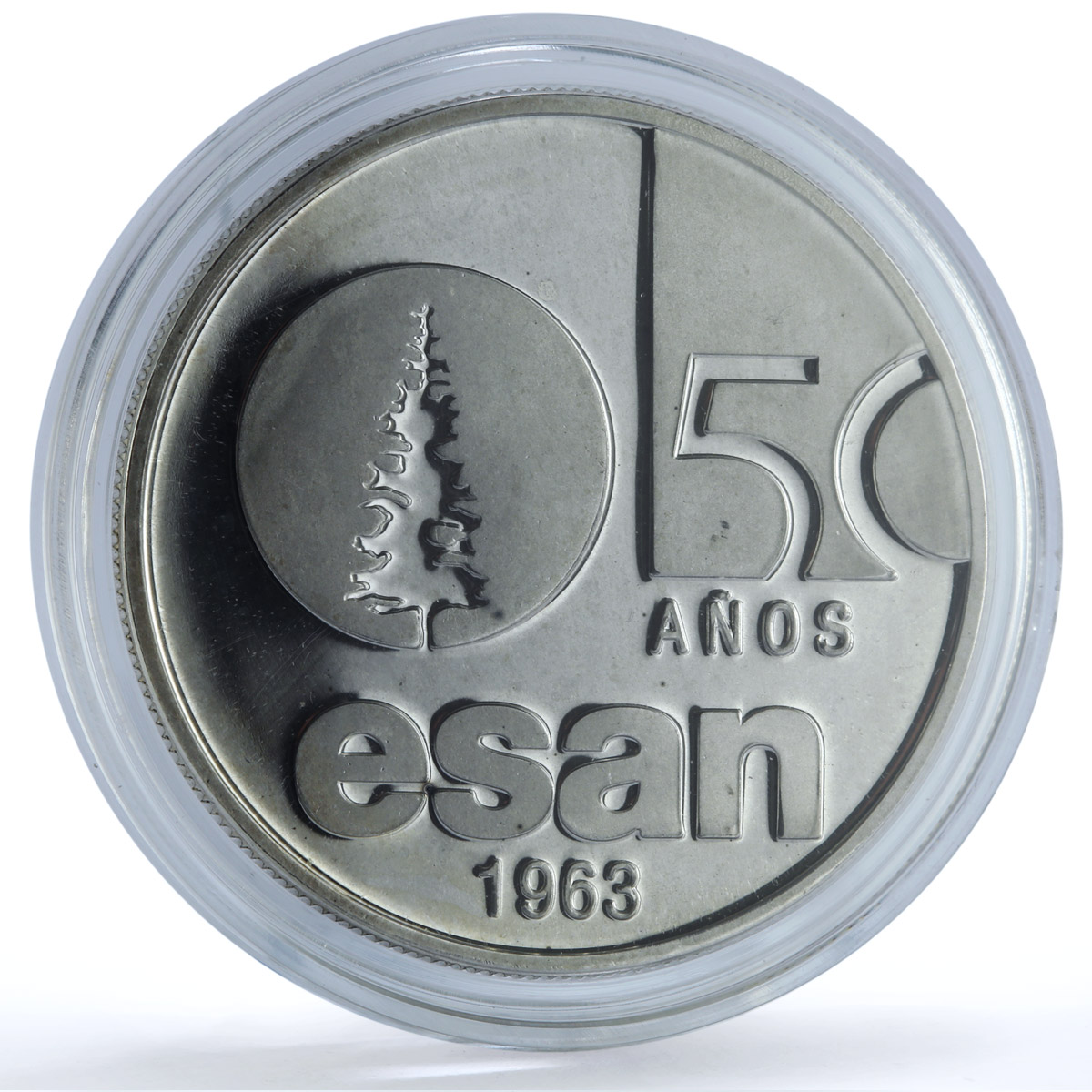Peru 1 sol ESAN University KM-383 Anniversary Education proof silver coin 2014