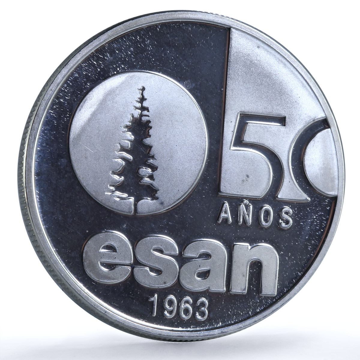 Peru 1 sol ESAN University KM-383 Anniversary Education proof silver coin 2014