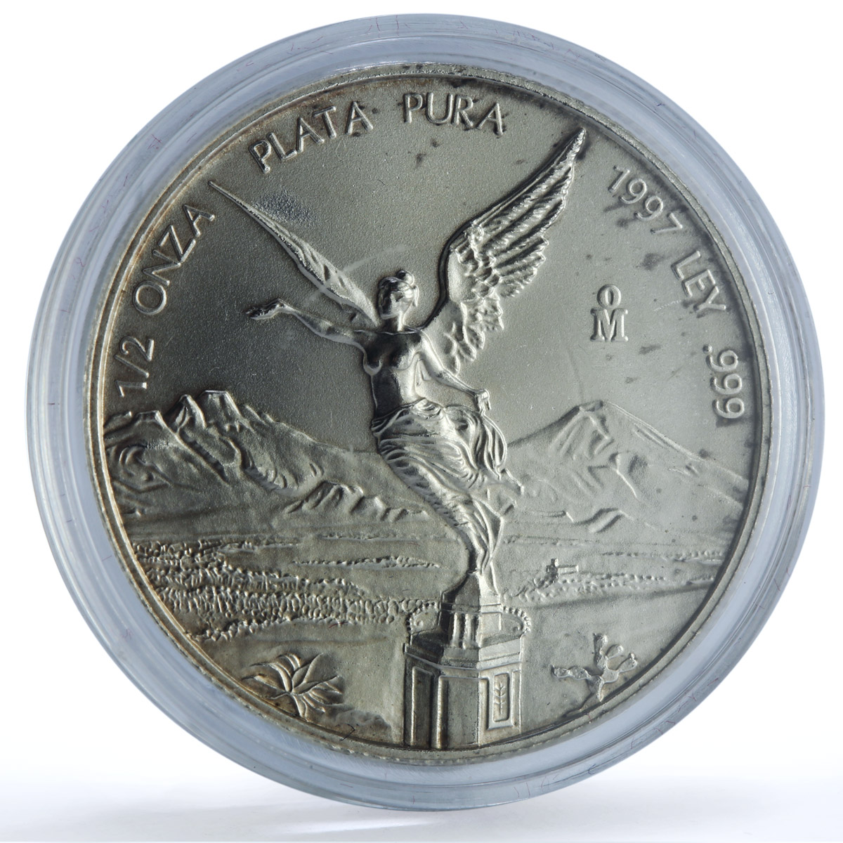 Mexico 1/2 onza Libertad Angel of Independence KM-612 Bullion silver coin 1997 Mexico 1/2 onza Libertad Angel of Independence KM-612 Bullion silver coin 1997