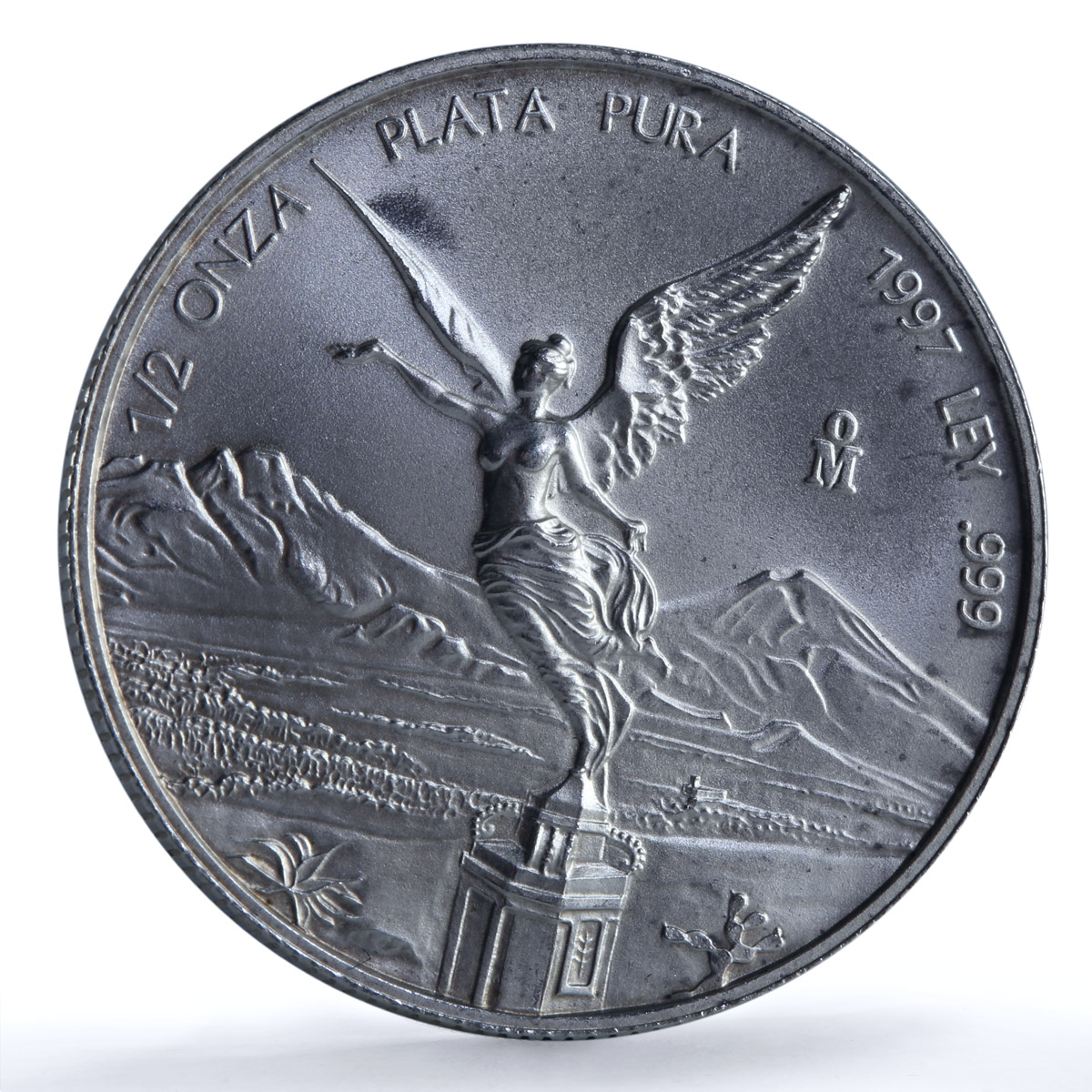 Mexico 1/2 onza Libertad Angel of Independence KM-612 Bullion silver coin 1997 Mexico 1/2 onza Libertad Angel of Independence KM-612 Bullion silver coin 1997