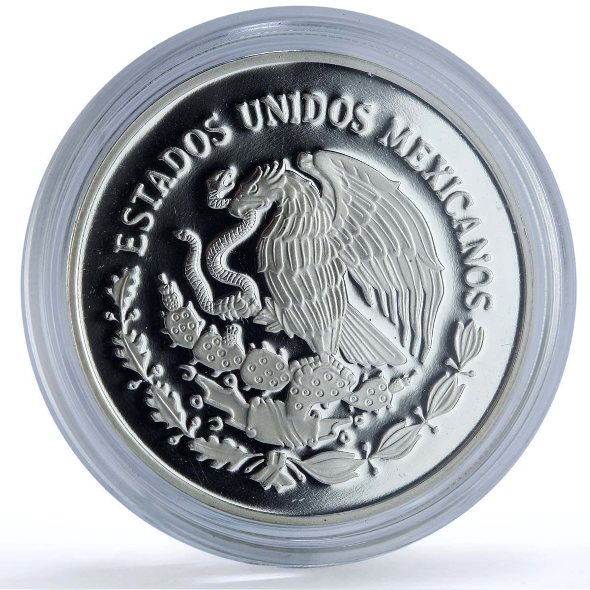 Mexico 5 pesos Cuauhtemoc KM-635 Navy School Ship Clipper proof silver coin 1999