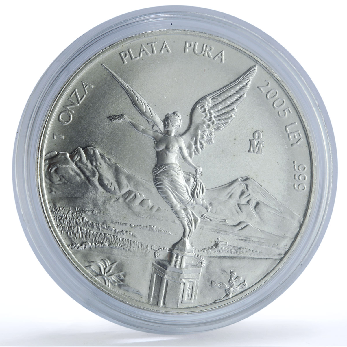Mexico 1 onza Libertad Angel of Independence KM-639 Bullion silver coin 2005 Mexico 1 onza Libertad Angel of Independence KM-639 Bullion silver coin 2005